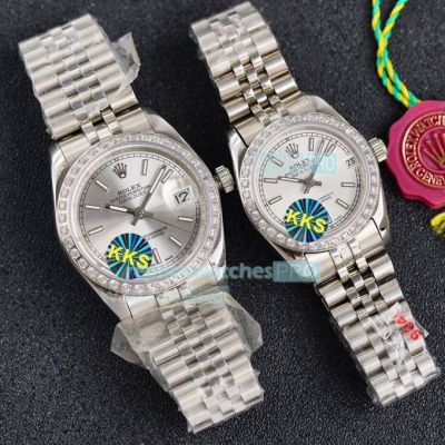 High Replica Rolex Datejust Watch Stainless Steel strap Silver Dial 36mm